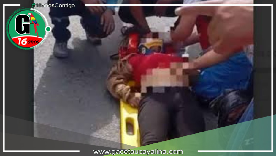 Accidente en Huánuco deja una joven fallecida y un herido