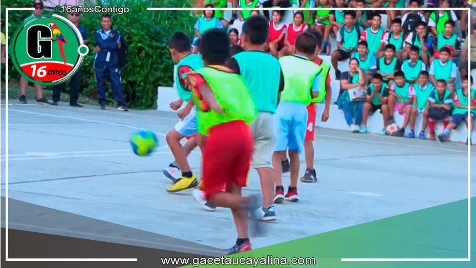 Campeonato de Fulbito Infantil da inicio a festividades del 42° aniversario