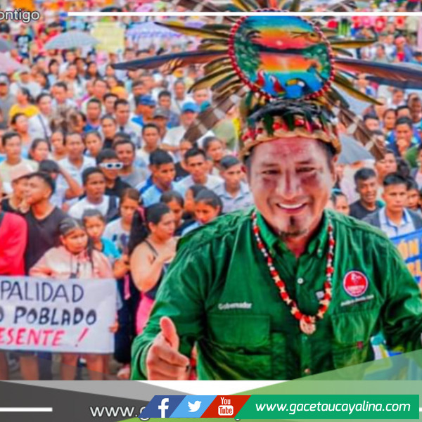 Gobernador René Chávez inicia mejoramiento de calles en Santa Clotilde con Inversión de 22 millones de soles