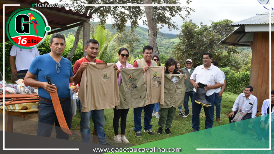 San Martín: se entregan uniformes y equipos a los guardaparques del Área de Conservación Regional Cordillera Escalera