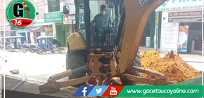 Emapa San Martín resuelve colapso de desagüe causado por residuos en la Alameda Fernando Belaunde Terry