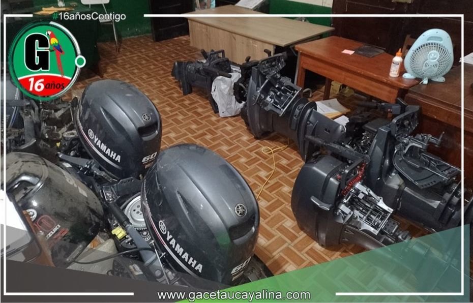 Policias recuperan motores fuera de borda y caturan a individuo
