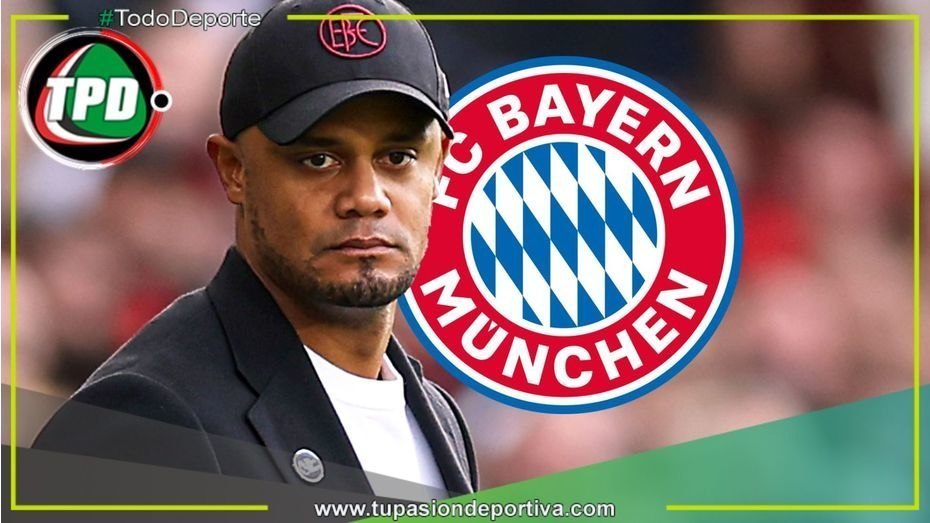 Vincent Kompany sería nuevo técnico del Bayern Munich