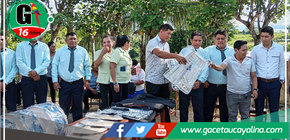Alcalde Wilmer Saavedra Gómez Entrega Instrumentos Musicales a Escuela de San Juan Bautista