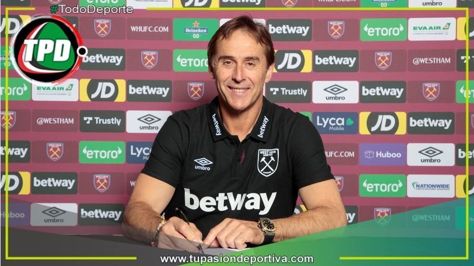 Julen Lopetegui asume el cargo de técnico en el West Ham United.