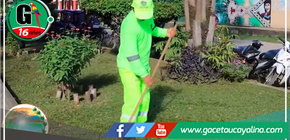 Municipalidad de Ucayali entrega nueva indumentaria a trabajadores de parques y cementerios