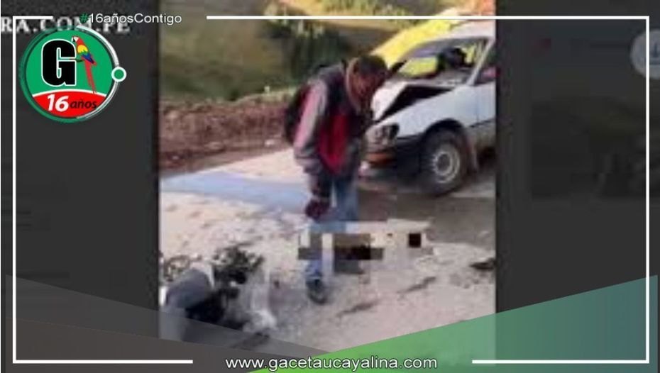 Grave accidente en deja a motociclista herido
