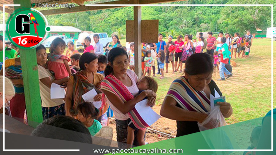 Atención integral de salud llega a comunidades nativas en Ucayali con más de 2,600 servicios prestados