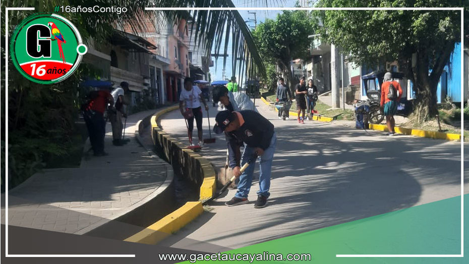 Irazola Inicia Celebraciones con Gran Jornada de Limpieza Comunal