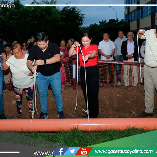 Inicia Obra de Agua y Desagüe en Urbanización Petro Perú en Pucallpa