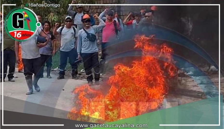 Obreros de contrucción civil exigen pago a empresa el reconocimiento por horas extras
