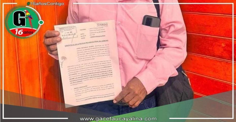 Denuncian al regidor Juan Ferreyra Ahuanari y Gene Lucio Panaifo Garces