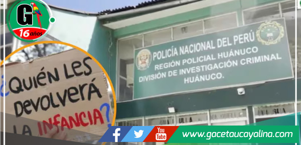 Polícia captura a abusador de menores en Huánuco
