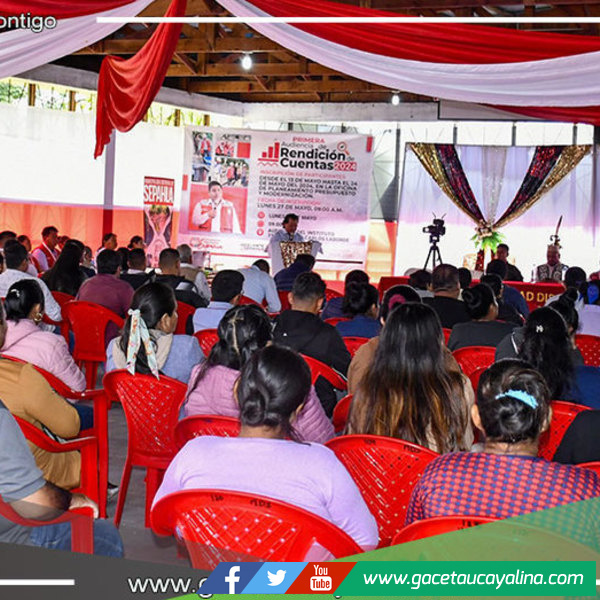 Alcalde John Salcedo Ríos presenta rendición de cuentas del primer semestre de 2024