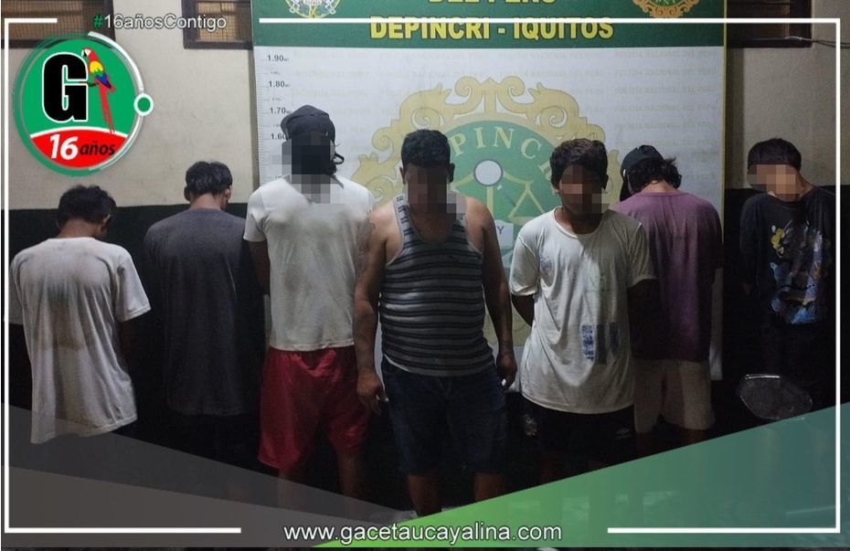 Agentes de radio patrulla desarticulan banda delictiva "Los hinchas del mal"