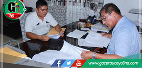 Alcalde de Ucayali y Sub Gerencia Regional de Loreto firman acuerdo para uso de embarcación fluvial