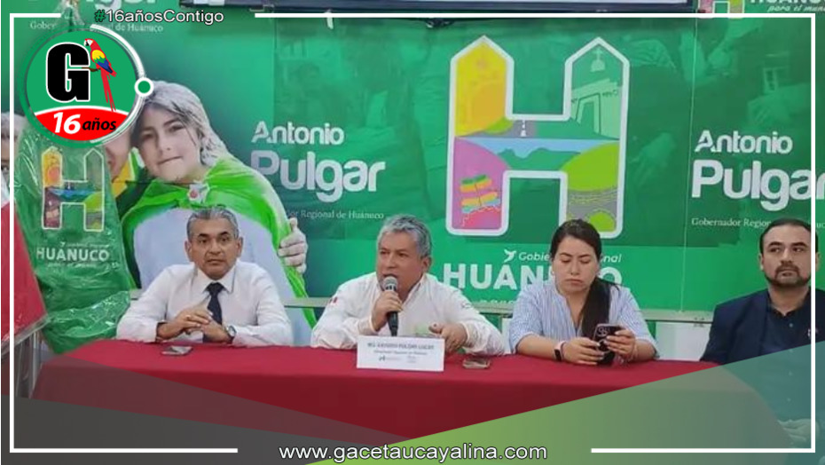 Malestar del Gobernador Regional por presuntas irregularidades en la construcción del Puente Tingo María – Castillo Grande