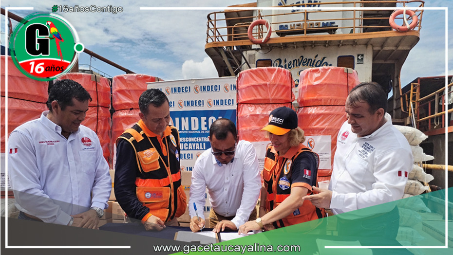 Indeci y Gobierno Regional de Loreto coordinan entrega de ayuda humanitaria en distrito de Sarayacu