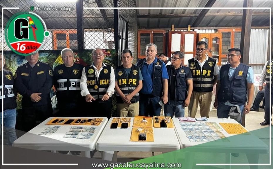 Policía ejecuta operativo conjunto contra organizaciones criminales que operarían en el penal de Iquitos
