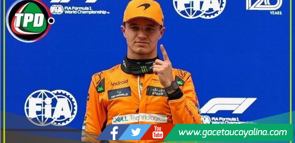 Lando Norris consiguió su primera victoria