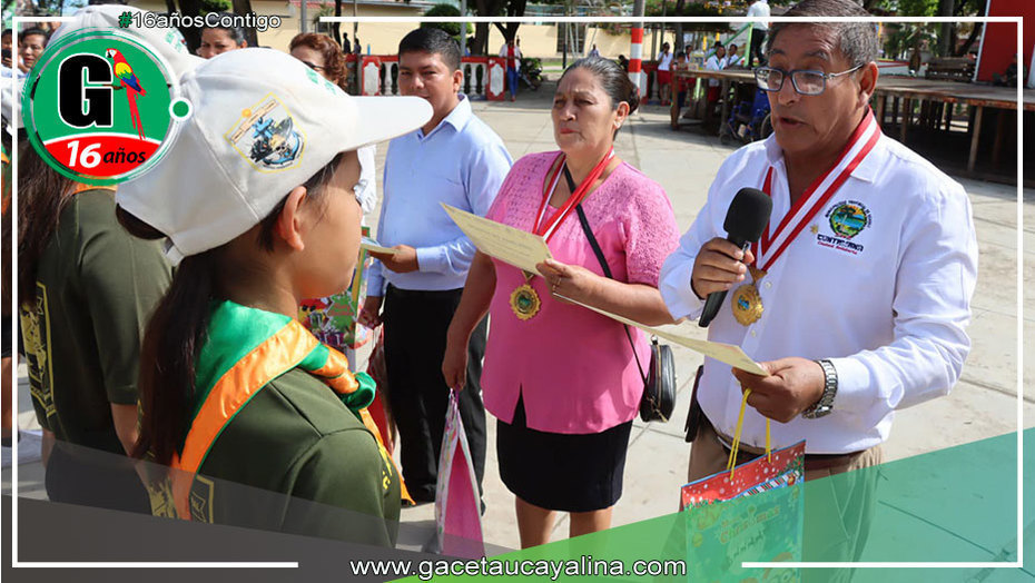 Alumnos destacados del curso Mini-comando "Contamanino 2024" reciben reconocimiento de la Municipalidad Provincial de Ucayali