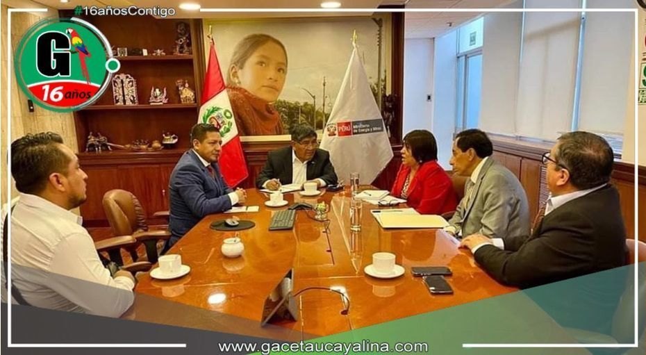 Gobernador Dr.Rene Chávez y ministro Rómulo Mucho trabajan en conjunto para solucionar crisis enérgetica