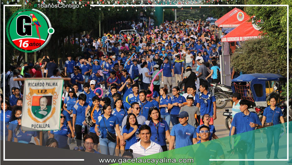 Exitosa Gran Caminata por la Salud reúne a más de cien participantes en Pucallpa