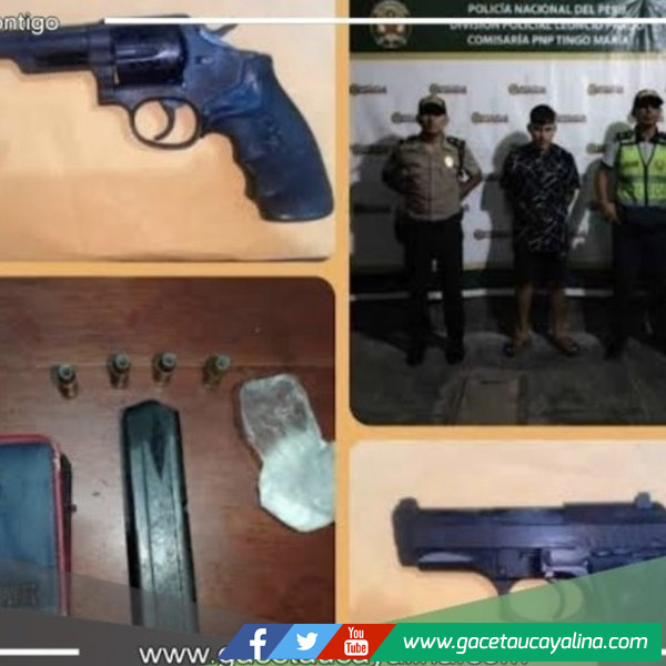 Captura a sujeto con droga y armas robadas 