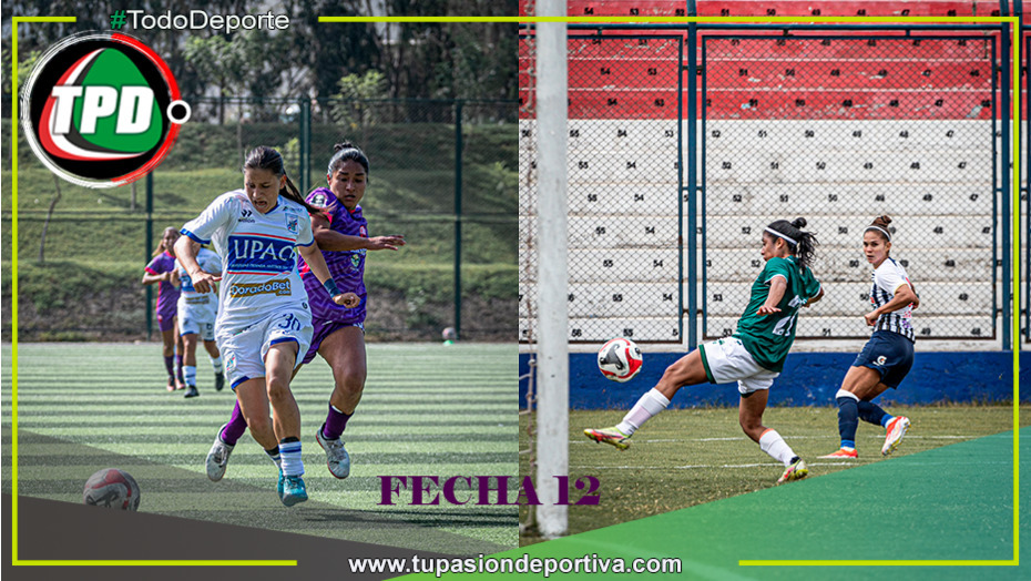 Programación de la fecha 12 de la Liga Femenina