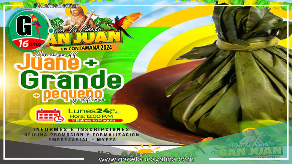 Municipalidad de Ucayali Invita al Concurso del Juane más Grande y el Juane más Pequeño