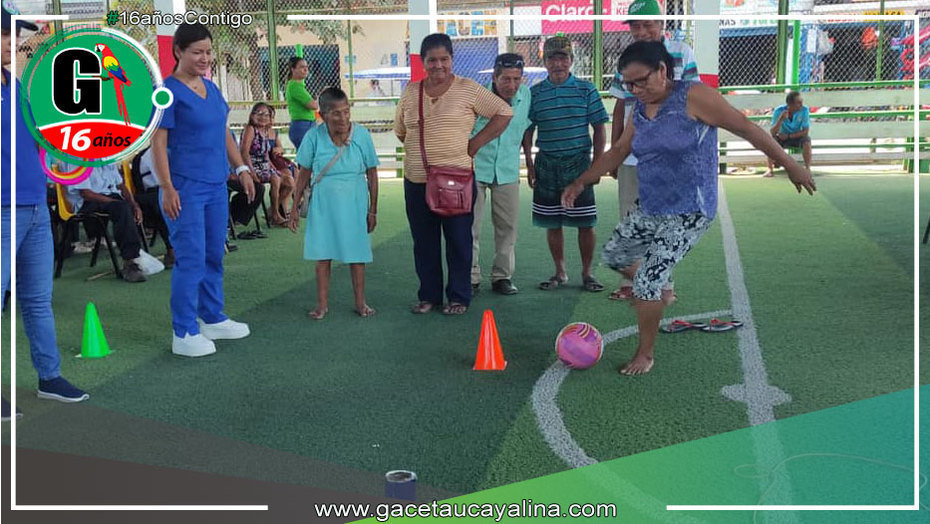 Actividad de Confraternidad en Contamana para Adultos Mayores