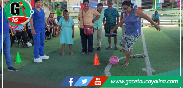 Actividad de Confraternidad en Contamana para Adultos Mayores