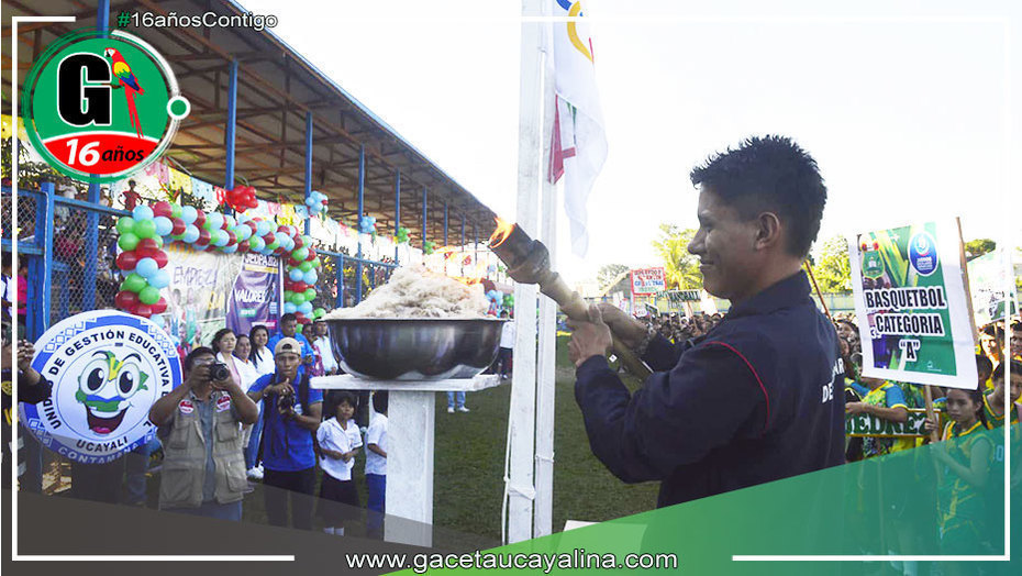 Alcalde de Ucayali impulsa los Juegos Escolares Deportivos 2024