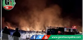 Incendio en Aeropuerto deTingo María 