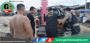 Hijo agrede a su madre de manera brutal 