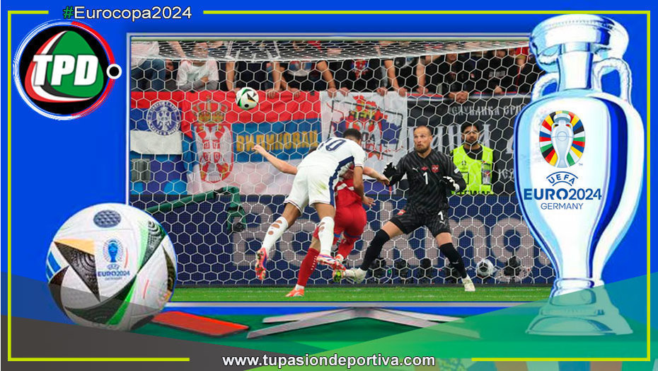Inglaterra vence a Serbia con gol de Jude Bellingham en la EUROCOPA 2024