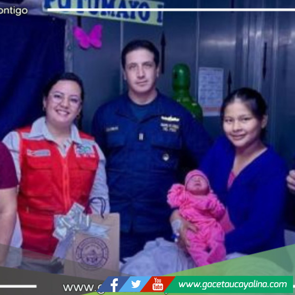 Milenka nace en plena Amazonía a bordo de la PIAS Putumayo I