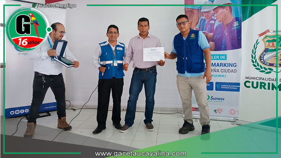 SUNASS reconoce a la municipalidad de curimaná por buenas prácticas en la desinfección del agua