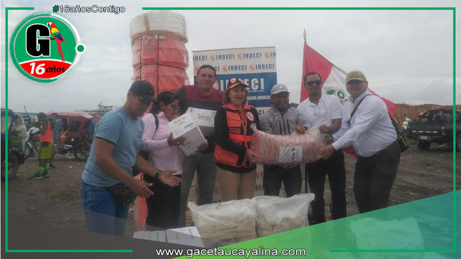 Gobernador René Chávez Silvano lidera entrega de suministros esenciales en Contamana