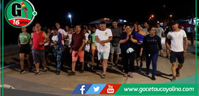 Caminata y danzas típicas marcan el inicio de las "Festividades de San Juan" en Contamana