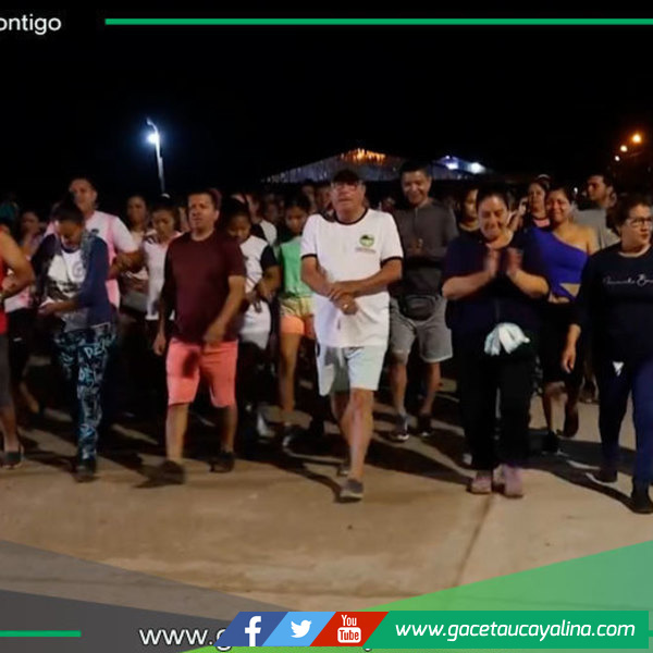 Caminata y danzas típicas marcan el inicio de las "Festividades de San Juan" en Contamana