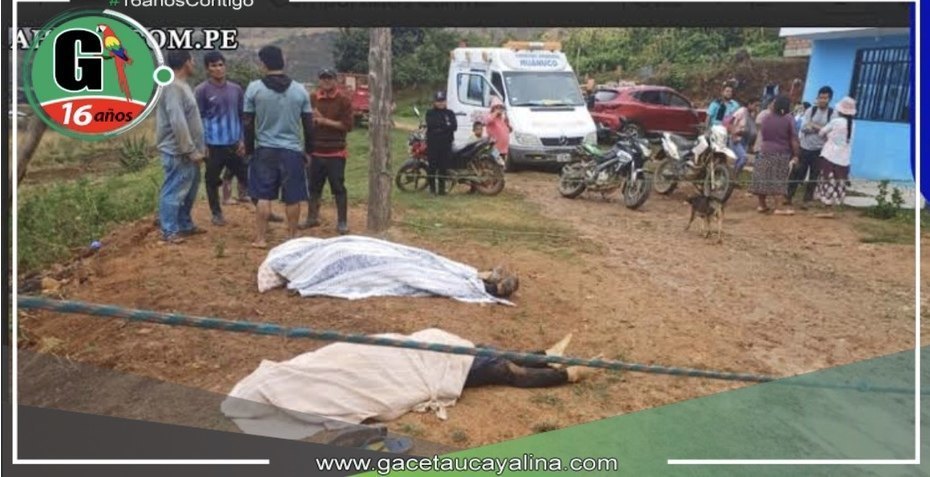 Tío y sobrino fueron asesinados a sangre fría por disputa de terrenos