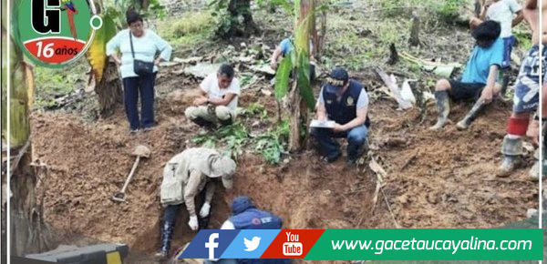 Exhuman restos de victima de sendero luminoso 