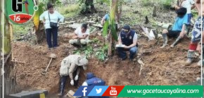 Exhuman restos de victima de sendero luminoso 
