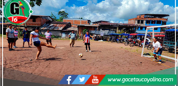 Campeonato Relámpago de Fútbol Femenino y Vóley Mixto en Las Malvinas Aguaytía