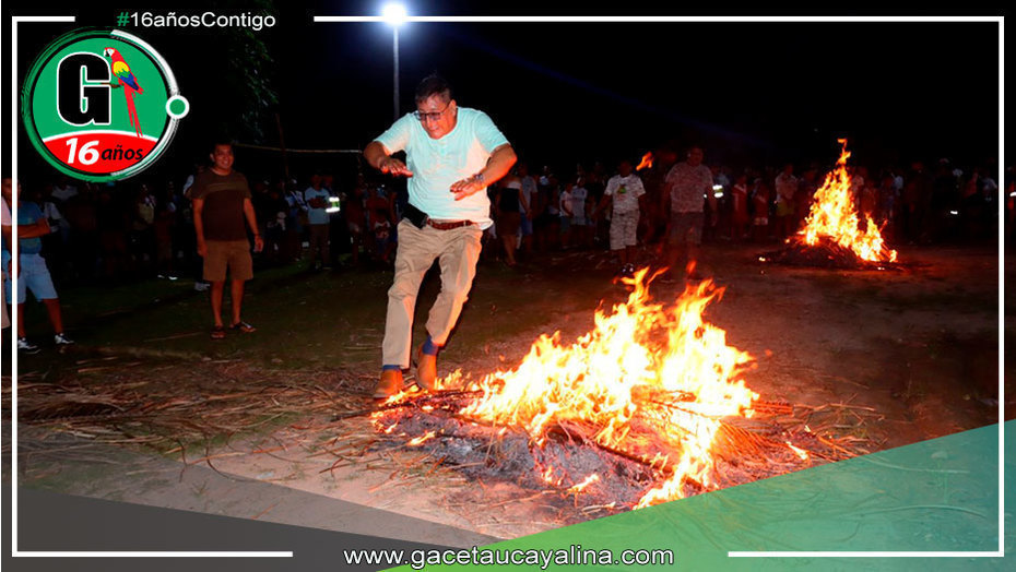 Con Impactantes saltos del "shunto" culminan festejos en Contamana