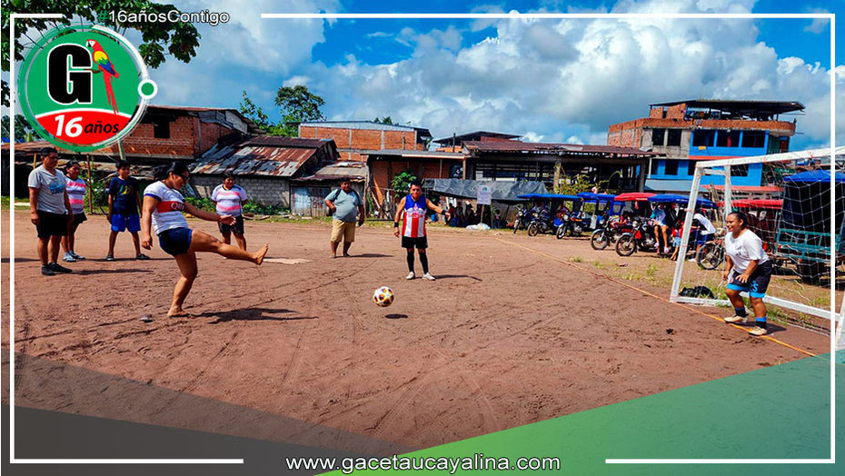 Campeonato Relámpago de Fútbol Femenino y Vóley Mixto en Las Malvinas Aguaytía