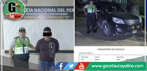 Detienen a conductor con falsa placa 