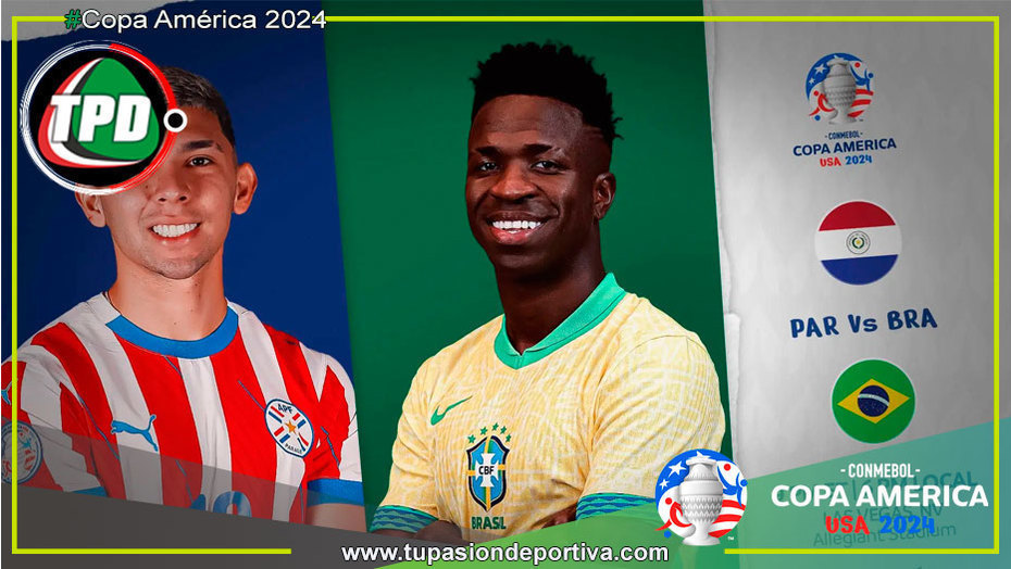 Brasil y Paraguay buscan su primer triunfo en el Grupo D de la CONMEBOL Copa América 2024