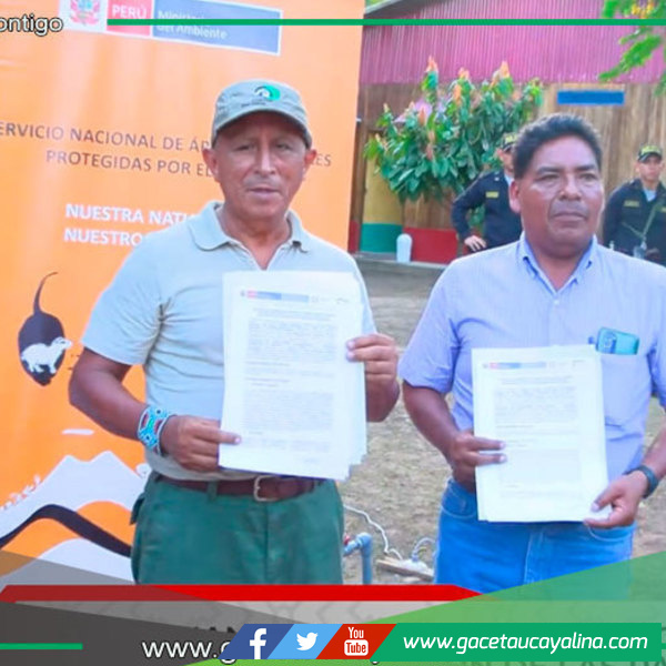 Parque Nacional Alto Purús y APASHS firman acuerdo para conservación y uso sostenible de bosques